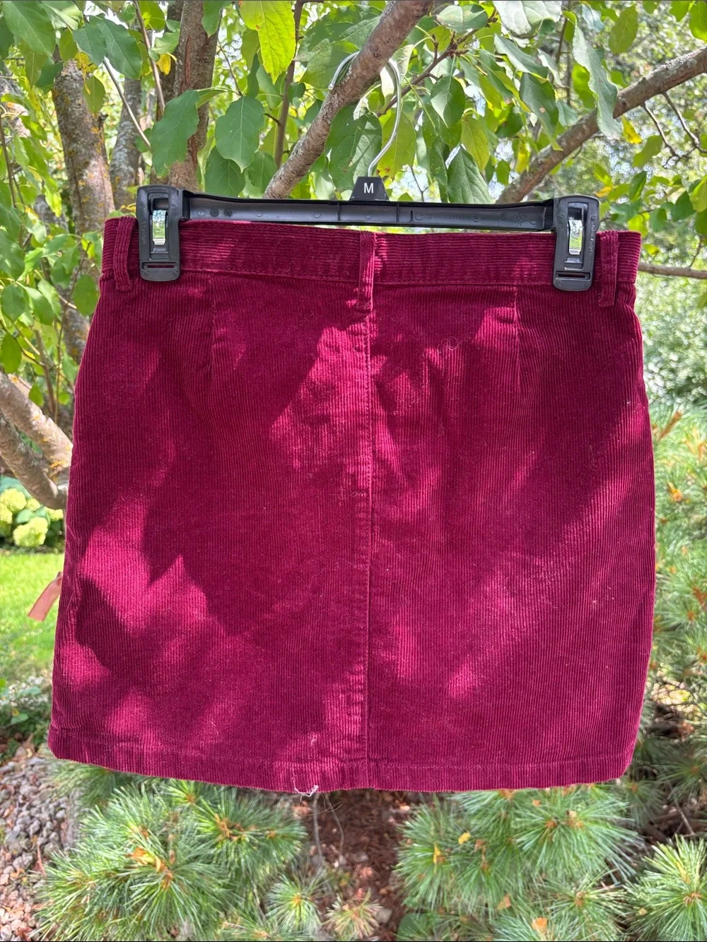 The Children's Place Burgundy Corduroy Mini Skirt with Ring Zipper